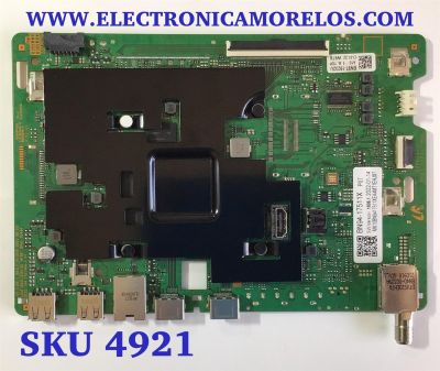 MAIN PARA SMART TV SAMSUNG 4K RESOLUCION (3840 X 2160) UHD / NUMERO DE PARTE BN94-17511X / BN41-02844D / BN9417511X / 17511X / BN97-19232U / PANELCY-SA065HGSV9H / DISPLAY BN96-51822C / BN9651822C / MODELO UN65AU8000FXZA UE14